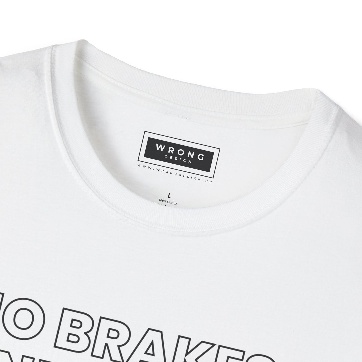No Brakes, One Gear, 500cc, Slide  – Graphic T-Shirt