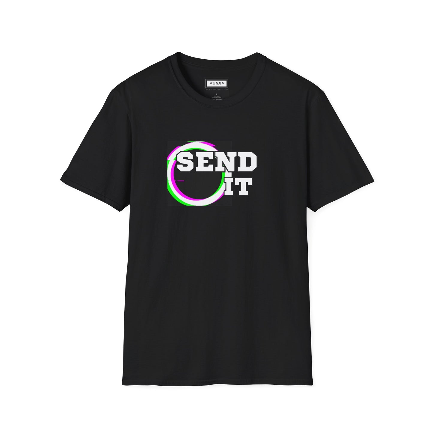 SEND IT Circle Graphic T-Shirt