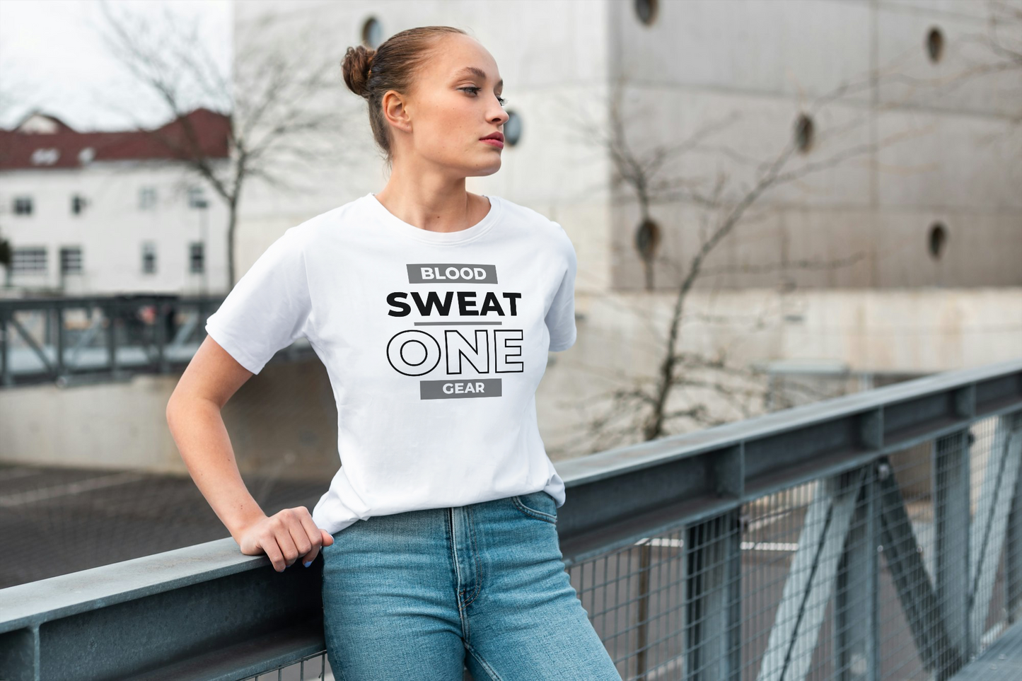 Blood, Sweat, One Gear – Graphic T-Shirt